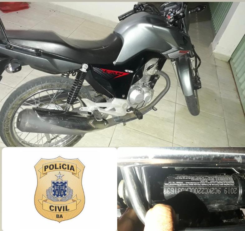 Polícia Civil de Maracás recupera moto que foi roubada em São Paulo Polícia Civil de Maracás recupera moto que foi roubada em São Paulo