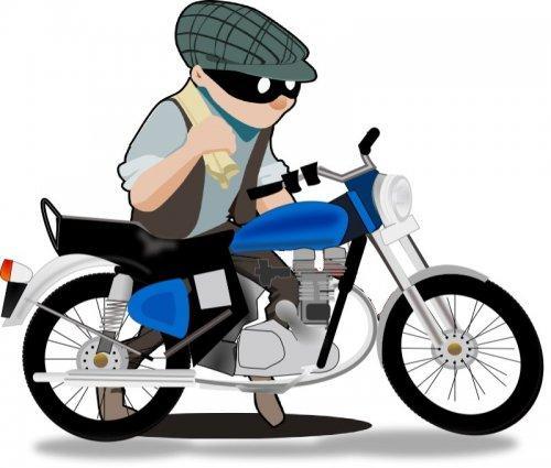 Moto furtada na Rua da Itália Moto furtada na Rua da Itália