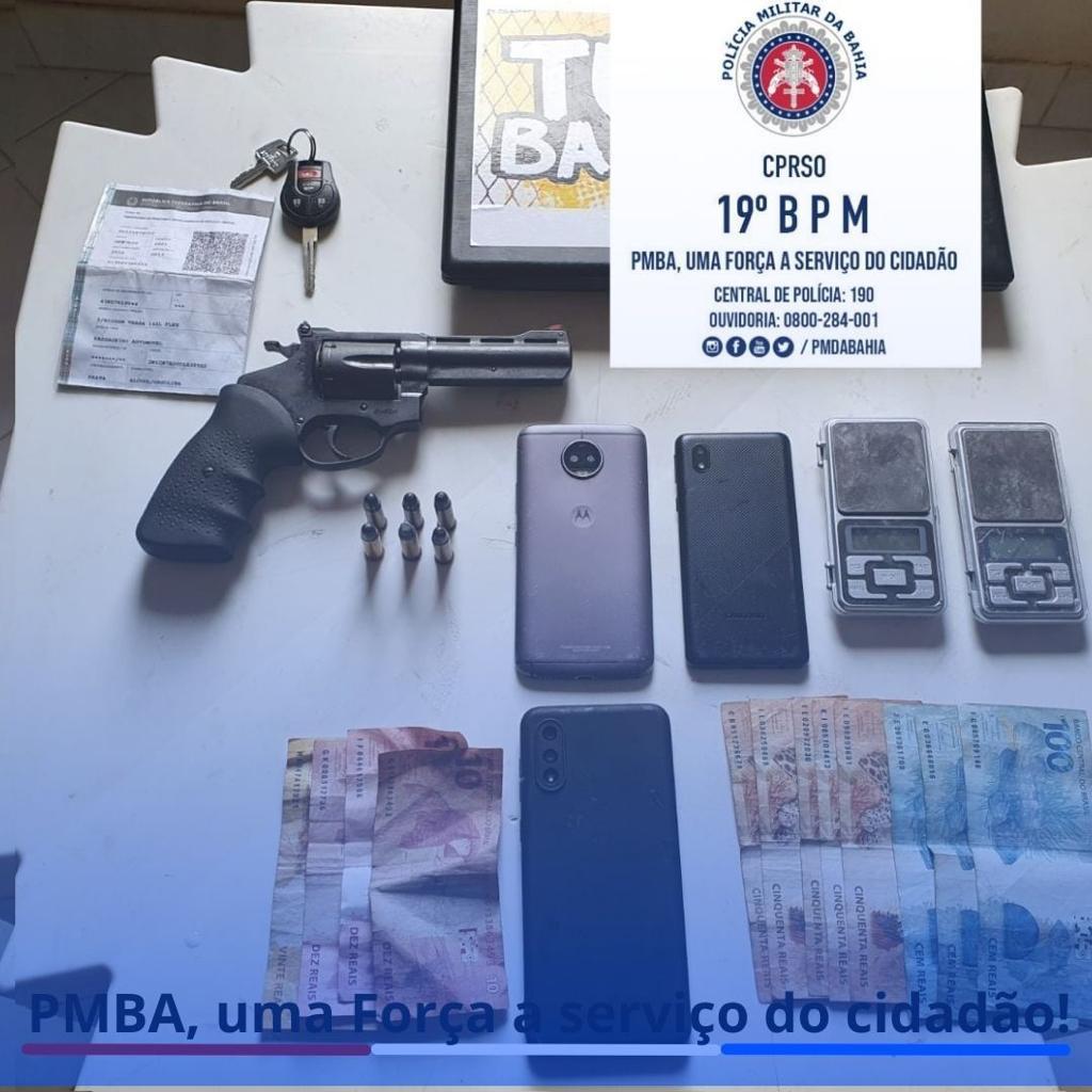 Entroncamento de Jaguaquara: traficante detido tinha ligações com detendo no Presídio de Jequié
