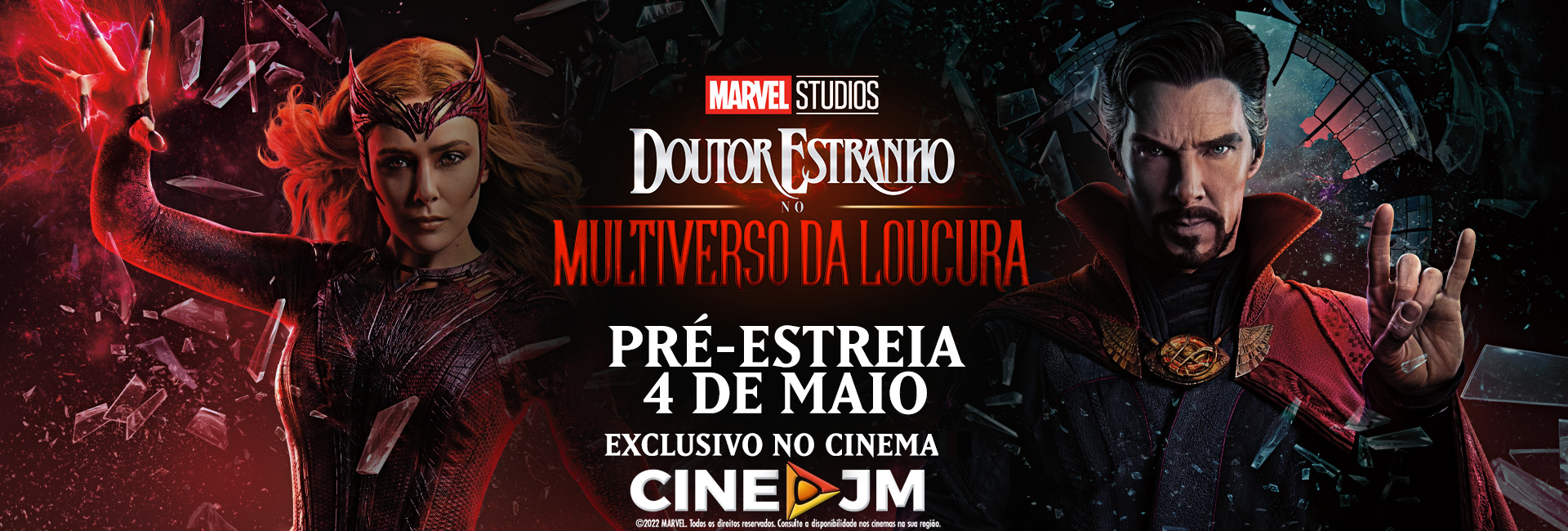 Cine São José: Doutor Estranho no Multiverso da Loucura Cine São José: Doutor Estranho no Multiverso da Loucura