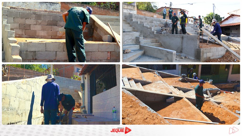 Prefeitura de Jequié inicia obras de construção das escadarias e rampas de acesso à Rua Félix Batista Prefeitura de Jequié inicia obras de construção das escadarias e rampas de acesso à Rua Félix Batista