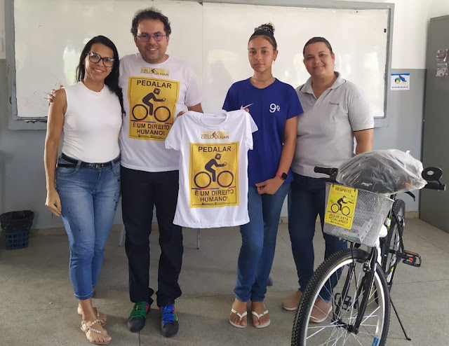 Projeto bicicleta na escola