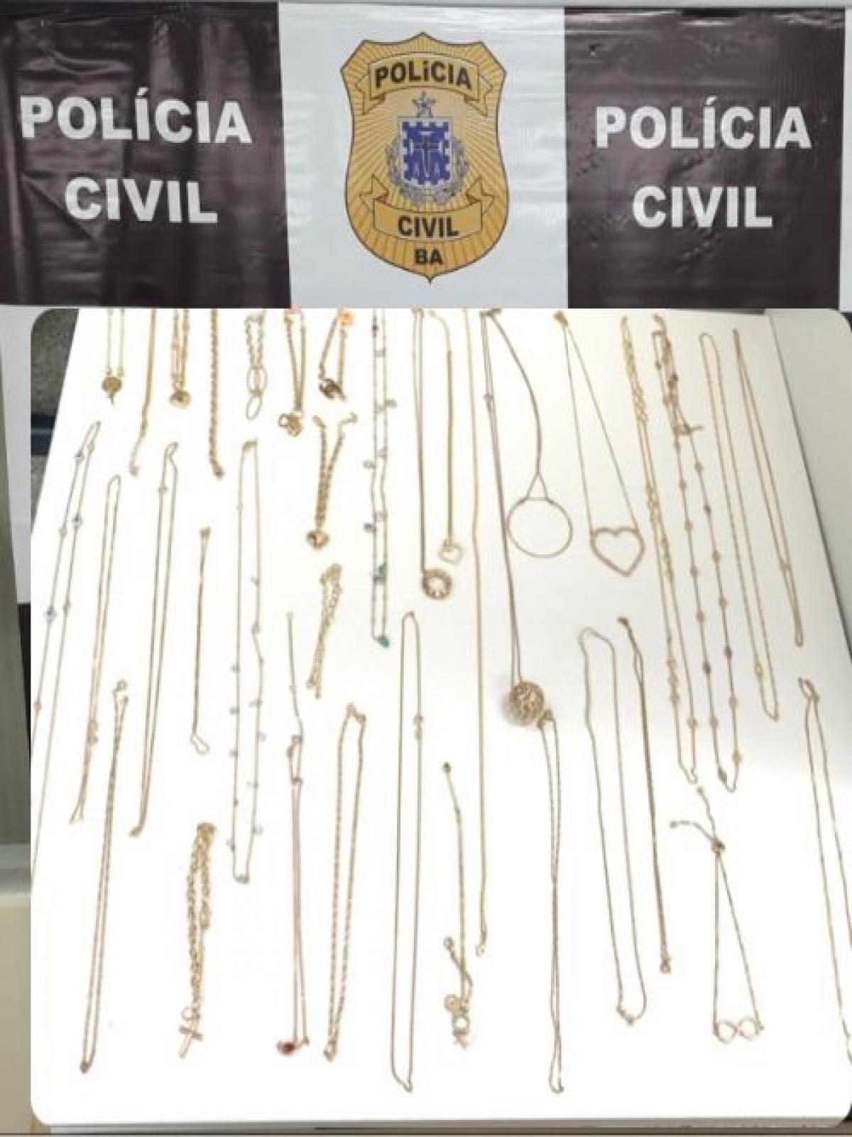 Maracás: Polícia Civil prende ladrão e recupera jóias furtadas em joalheria