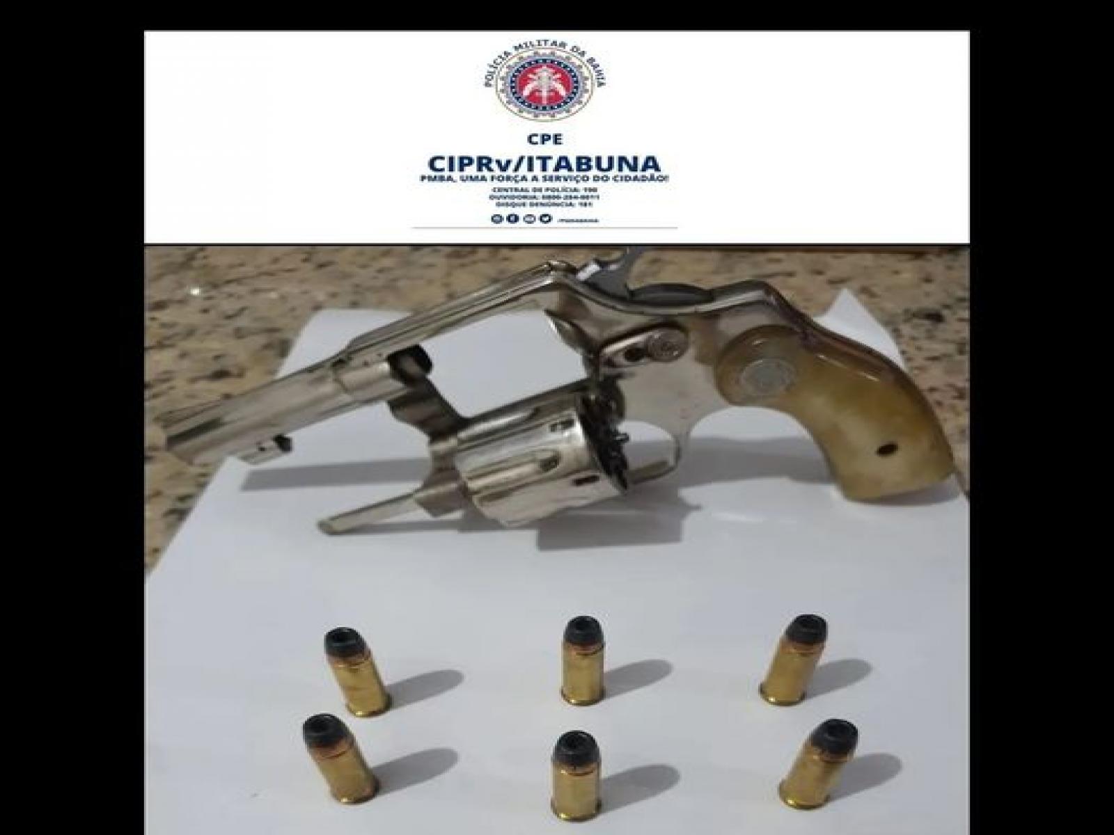 Itacaré: Polícia rodoviária deteve motorista armado