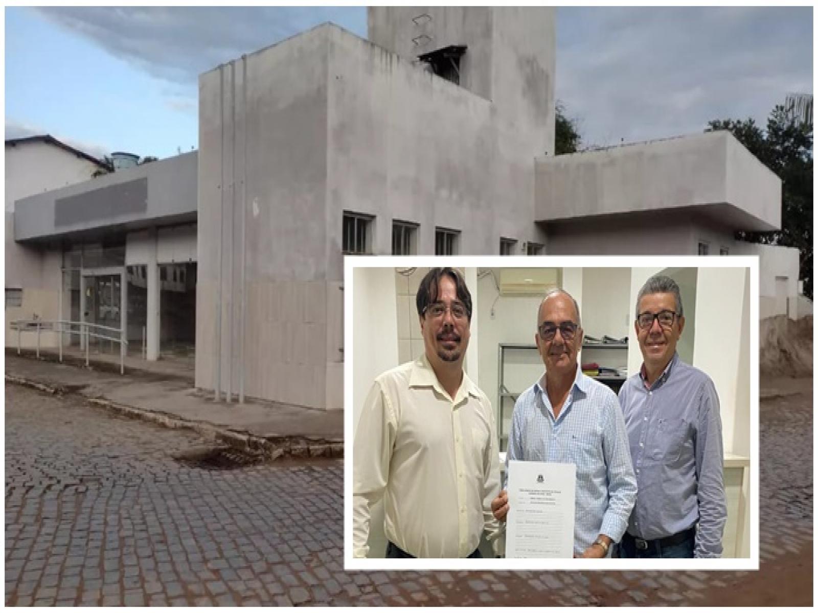 Itagi: Prefeito Dr. Olival Andrade, com recursos próprios do município, finaliza compra do prédio do Banco do Brasil.