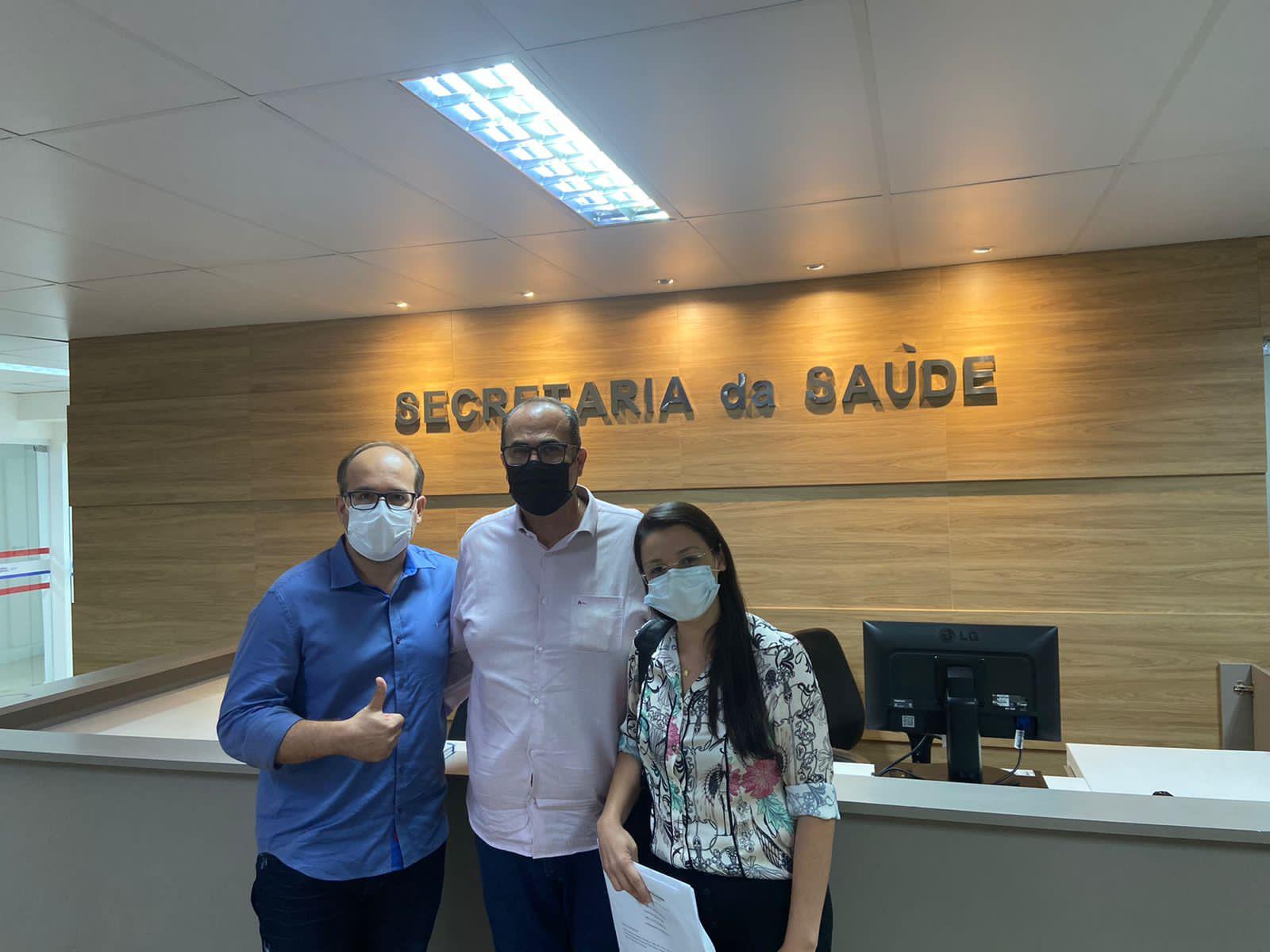 Hassan participa de reunião sobre ampliação do atendimento do Hospital Municipal de Jaguaquara para cirurgias eletivas