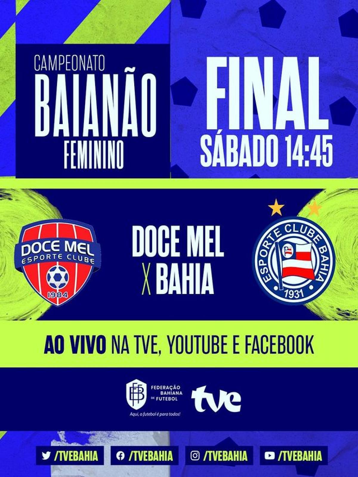 Doce Mel e Bahia decide o primeiro jogo da Final no Waldomirão com transmissão da TVE
