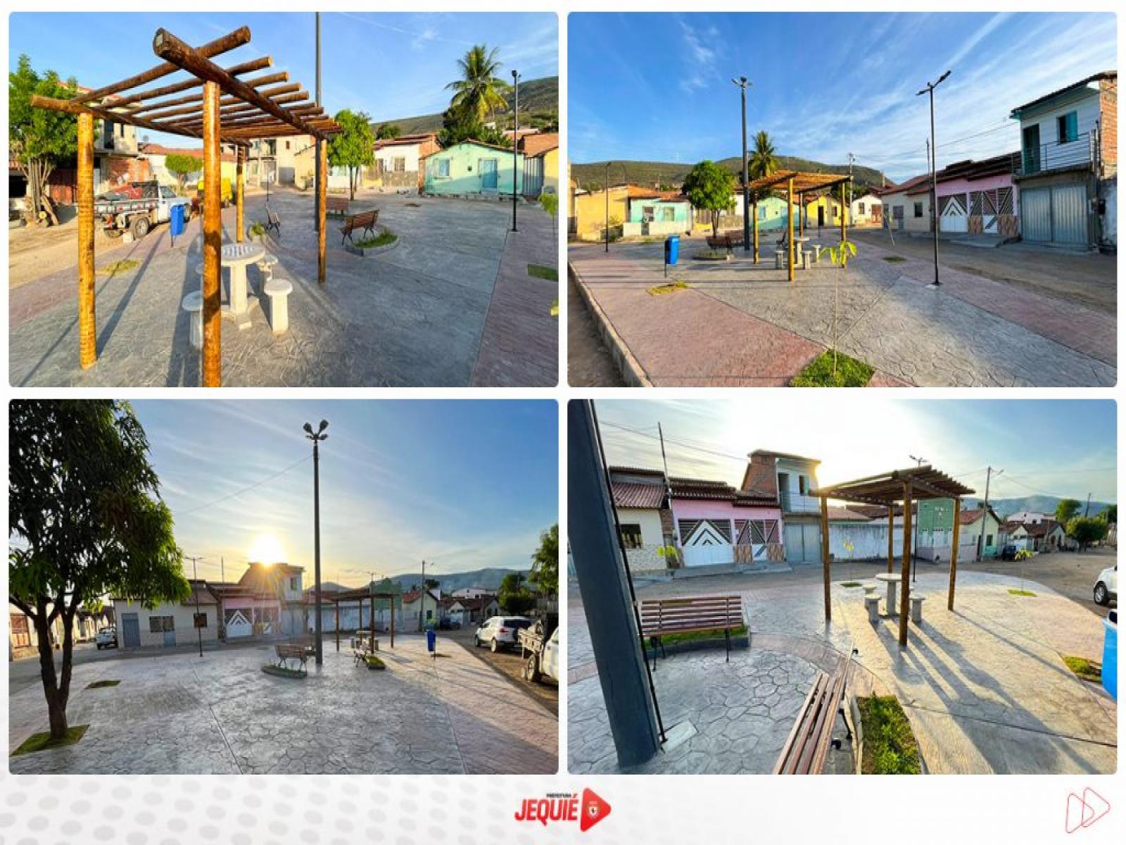 Prefeito de Jequié entrega mais uma nova praça; moradores do bairro KM 4 comemoram