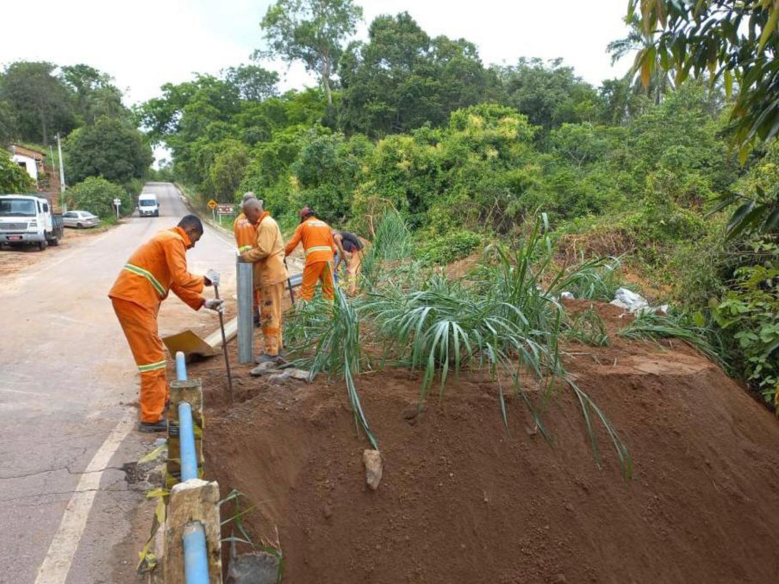 Rodovias estaduais na região que foram afetadas pelas chuvas
