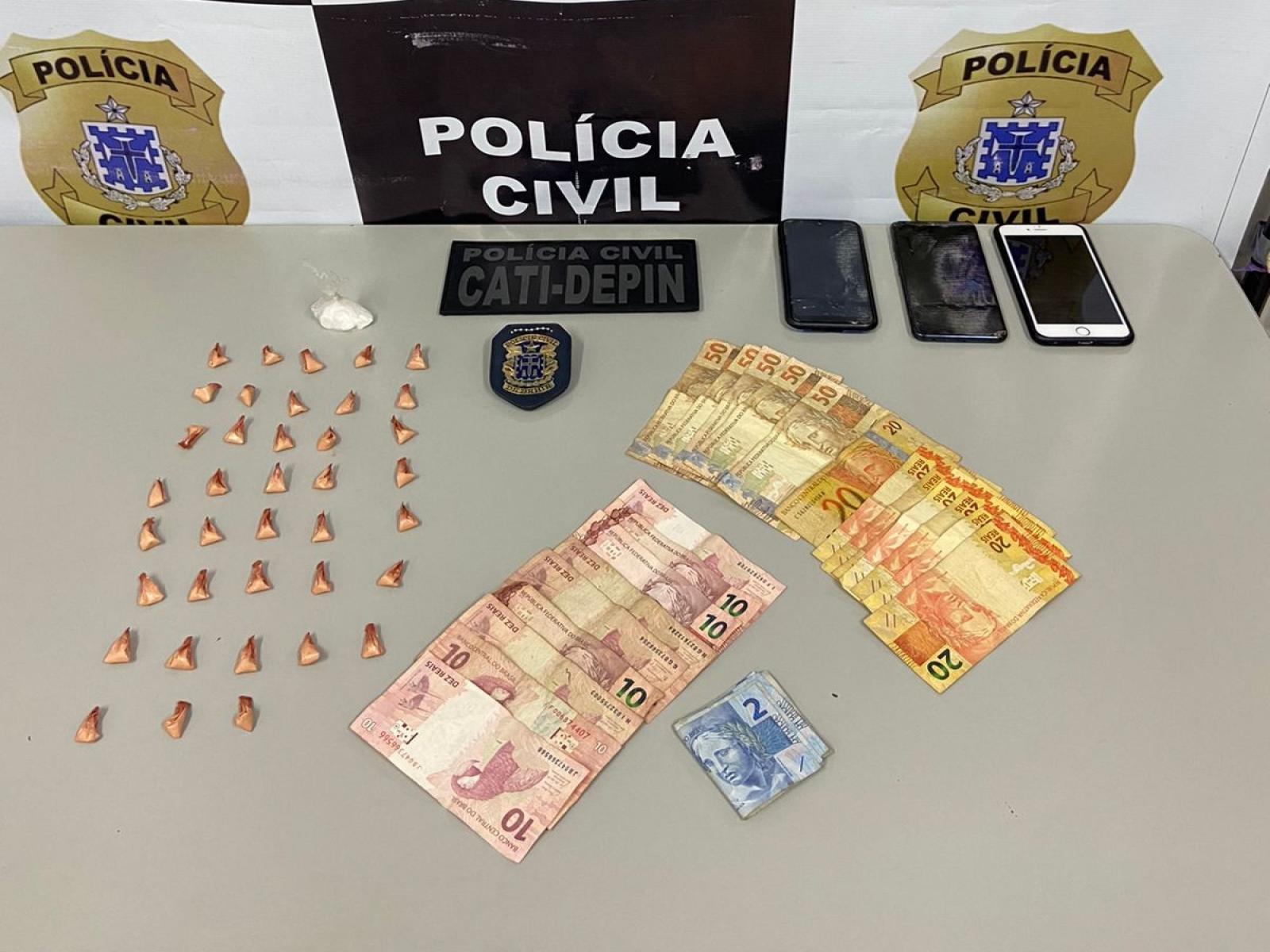 Ipiaú: traficante é preso no bairro Euclides Neto