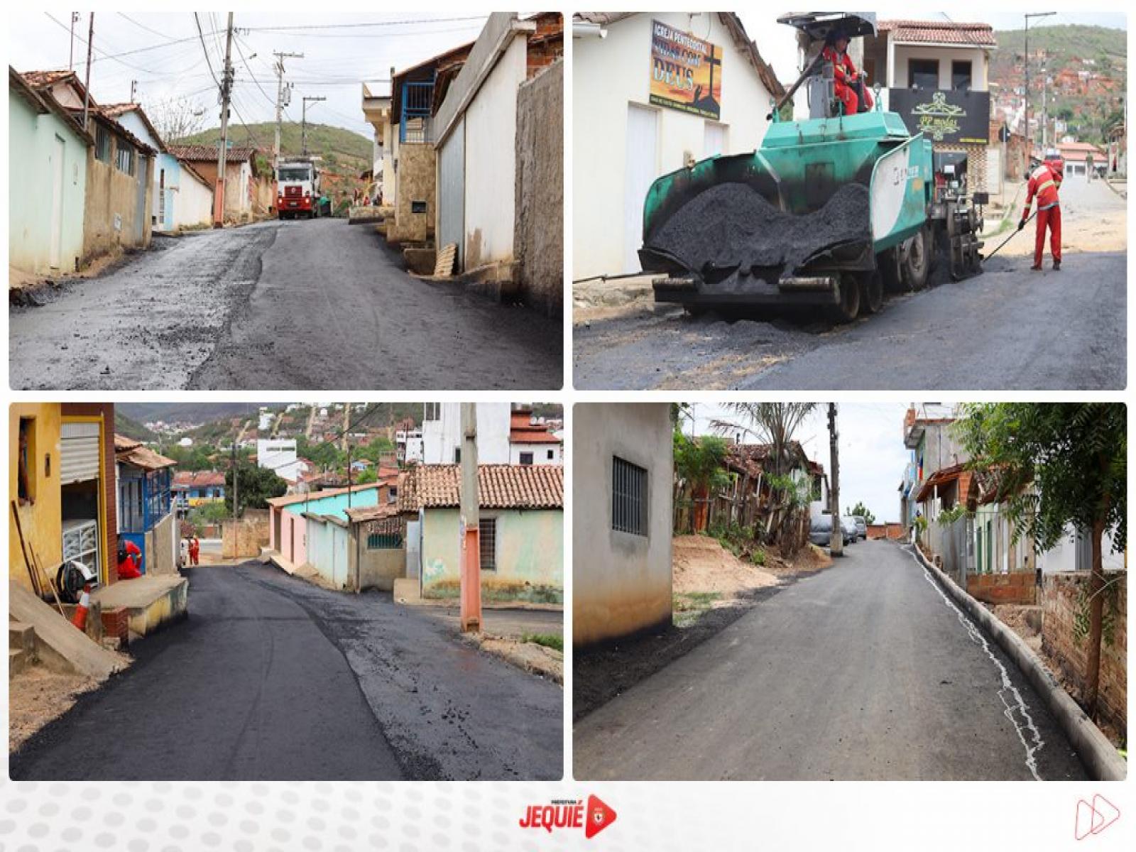 Prefeitura de Jequié avança com obras de pavimentação contemplando novas vias públicas do Alto da Bela Vista e do KM 4