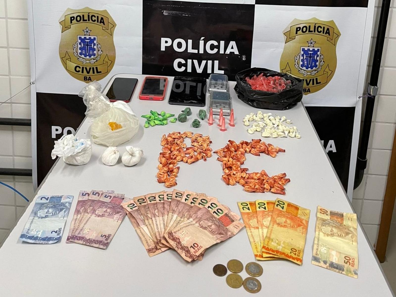 Ipiaú: traficante é preso com grande quantidade de drogas