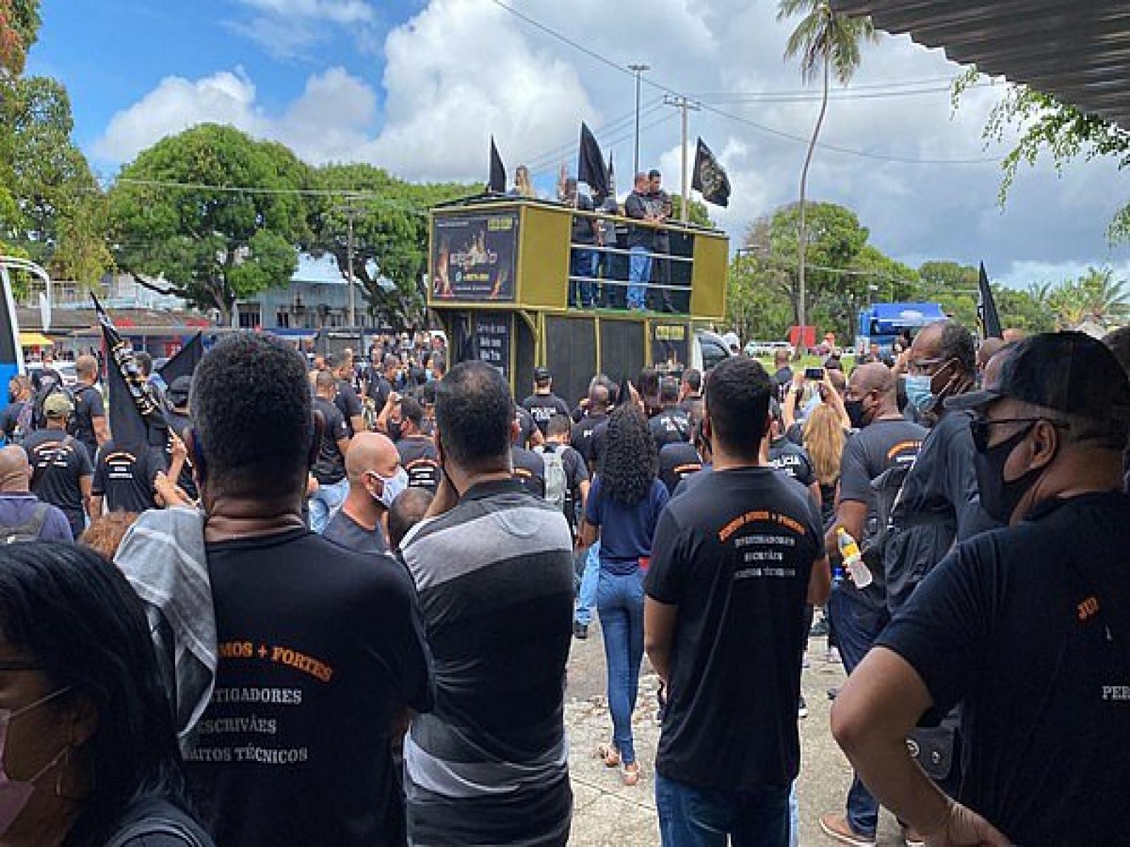 Policiais Civis da Bahia realizam nova paralisação de 24h nesta quinta-feira