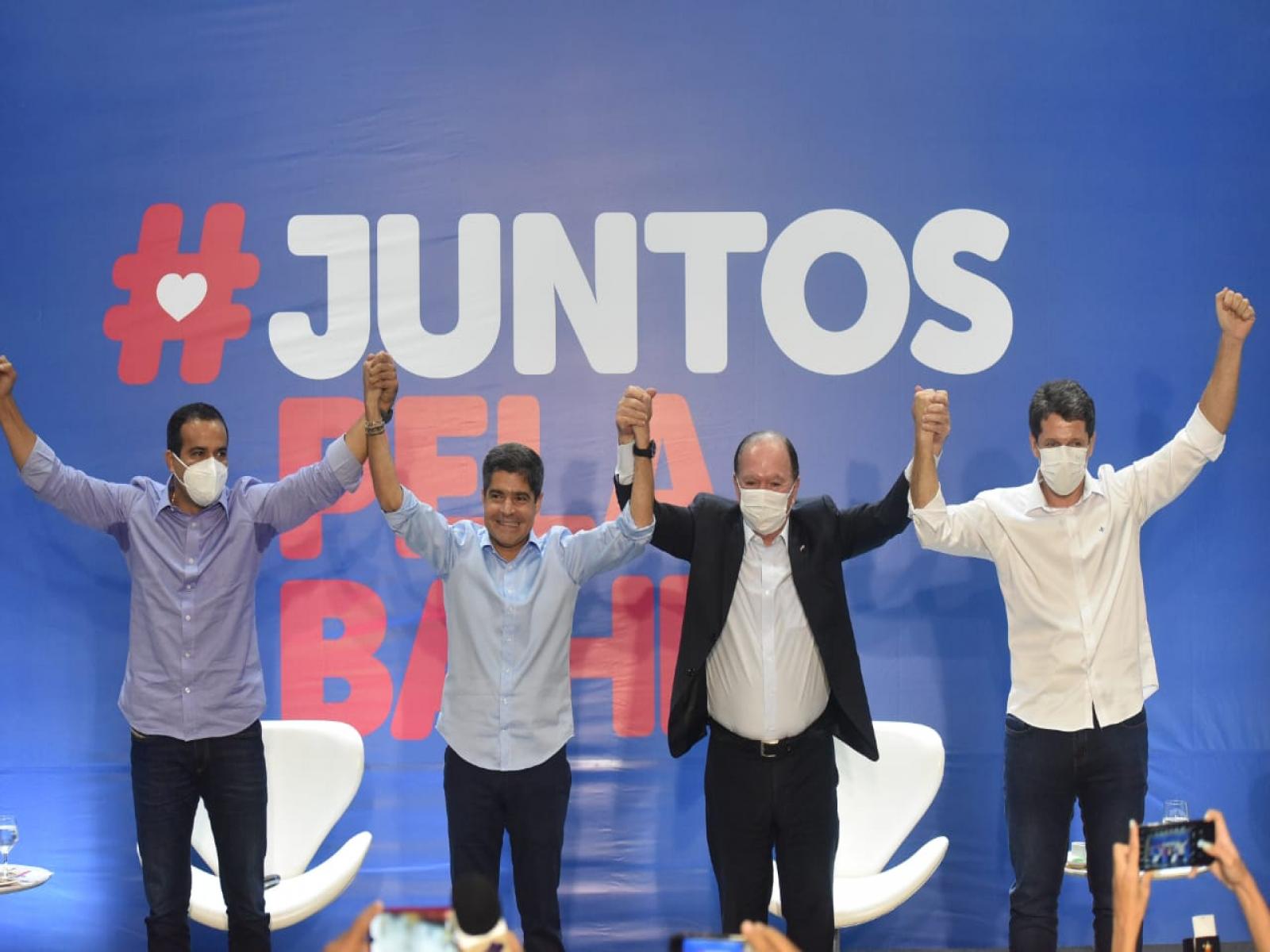 Com apoio de Zé Cocá, João Leão e ACM Neto lançam pré-candidatura ao Senado e ao Governo da Bahia
