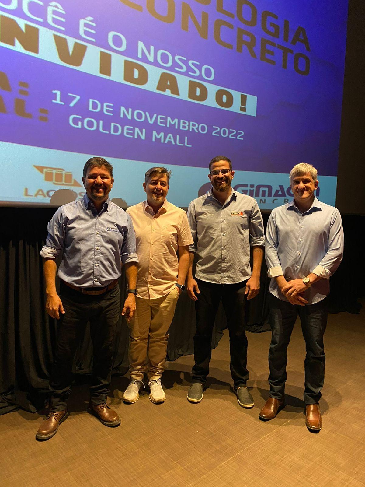 Grupo Gimacon promoveu workshop com referências do setor de tecnologia em concreto e participação de cerca de 160 inscritos