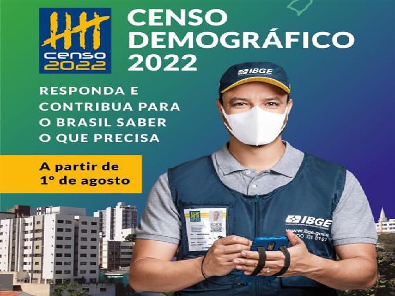 Equipes do Censo IBGE estará nas ruas da cidade e zona rural de Jitaúna dia 1° de Agosto