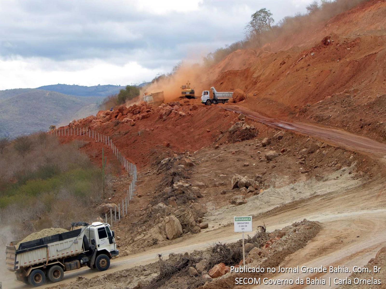 Avançam as obras do trecho II da Ferrovia de Integração Oeste Leste