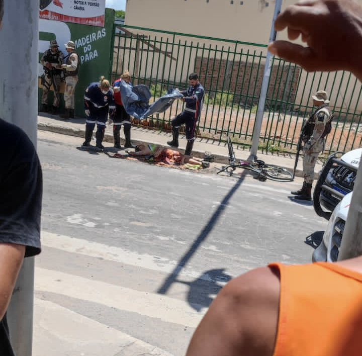 Identificada ciclista morta na Avenida Cesar Borges Identificada ciclista morta na Avenida Cesar Borges