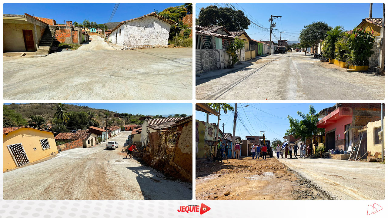 Prefeitura de Jequié amplia programa de pavimentação contemplando novas ruas do bairro KM 4 Prefeitura de Jequié amplia programa de pavimentação contemplando novas ruas do bairro KM 4