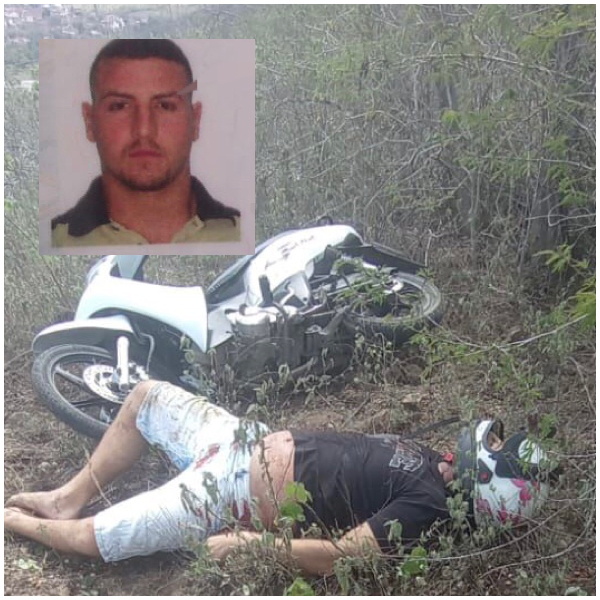 Homem assassinado na estrada do presídio. Homem assassinado na estrada do presídio.