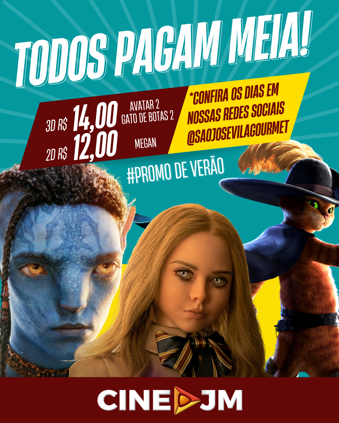 PROMOÇÃO DE FÉRIAS NA VILA! PROMOÇÃO DE FÉRIAS NA VILA!