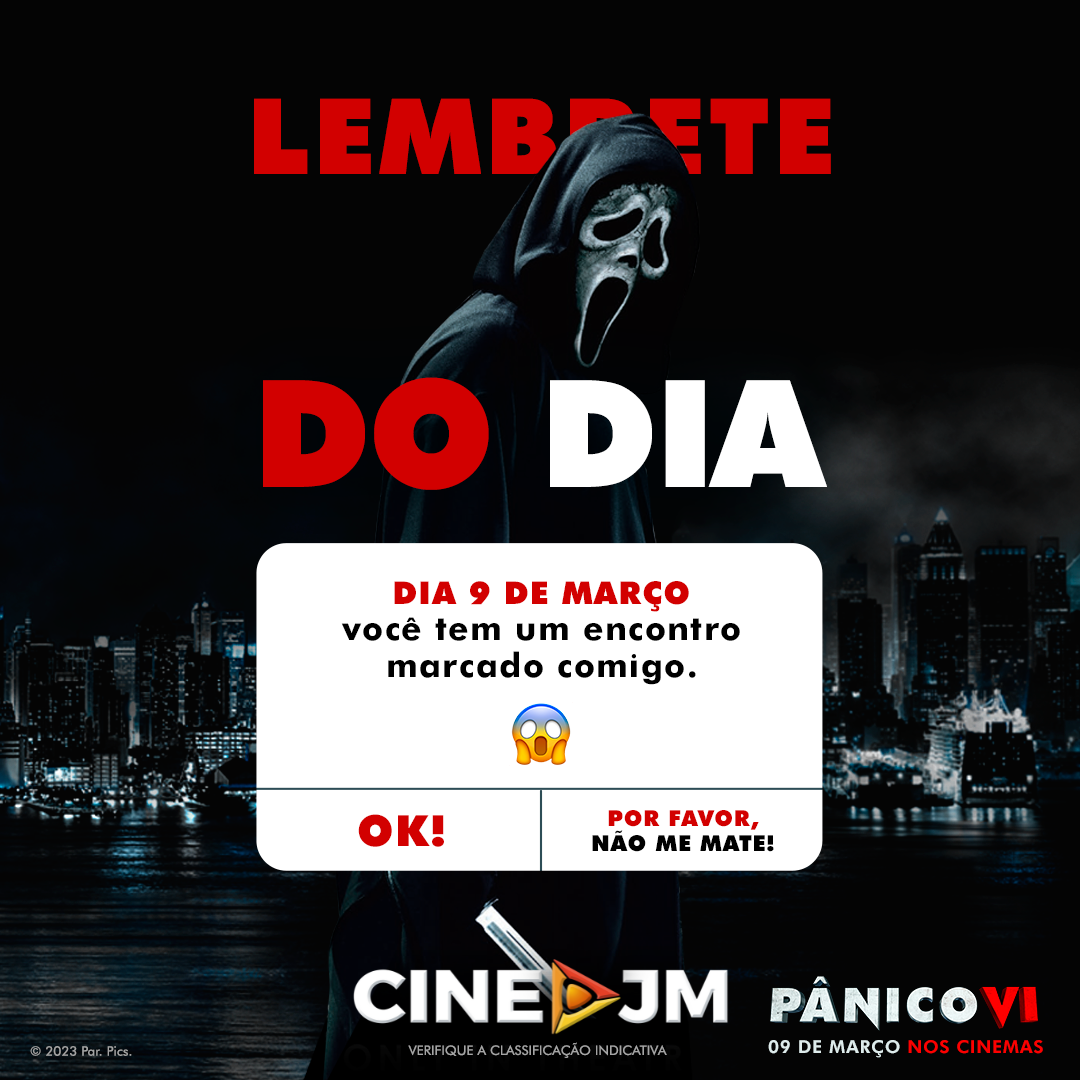 VEM AÍ PÂNICO 6 NO CINE SÃO JOSÉ! VEM AÍ PÂNICO 6 NO CINE SÃO JOSÉ!