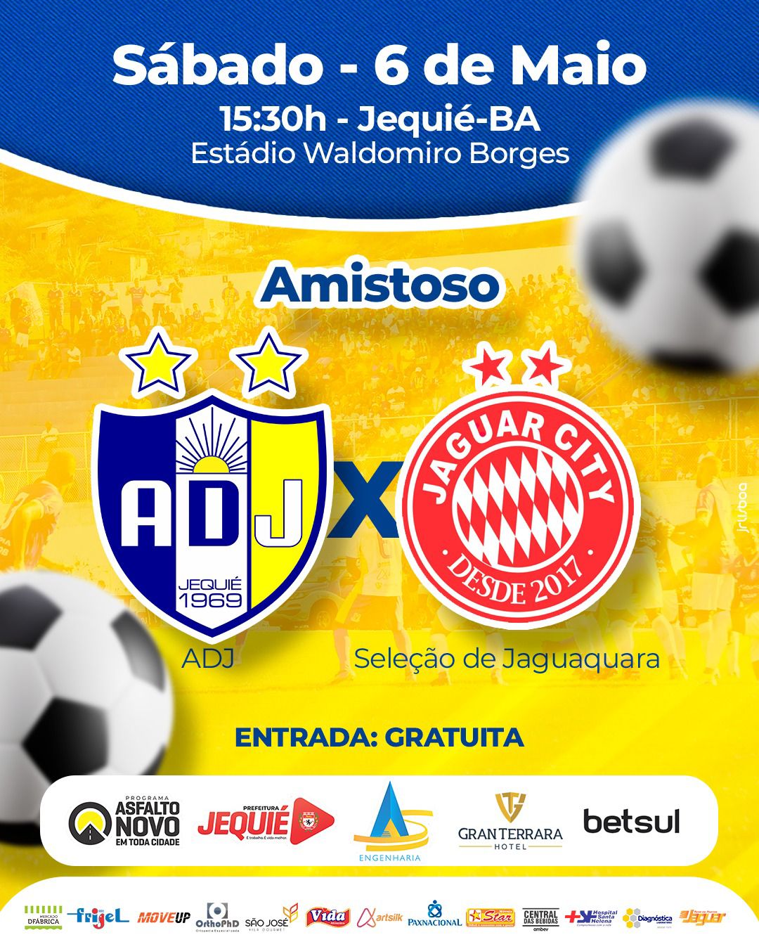 ADJ faz segundo amistoso de preparação para a série B do Baiano contra a Seleção de Jaguaquara, neste sábado ADJ faz segundo amistoso de preparação para a série B do Baiano contra a Seleção de Jaguaquara, neste sábado