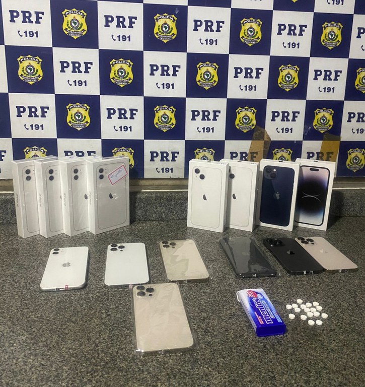 PRF apreende celulares avaliados em R$60.000,00 na BR 116 em Jequié PRF apreende celulares avaliados em R$60.000,00 na BR 116 em Jequié