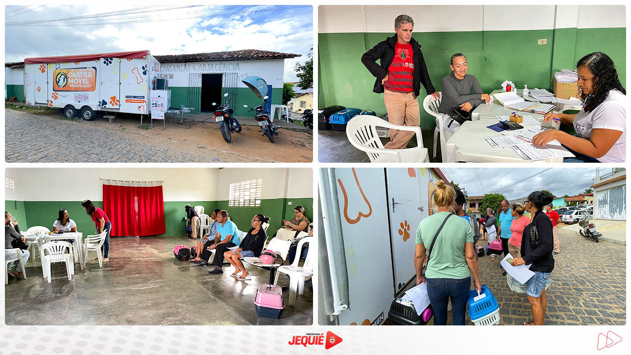 Prefeitura de Jequié amplia ações do castramóvel Prefeitura de Jequié amplia ações do castramóvel