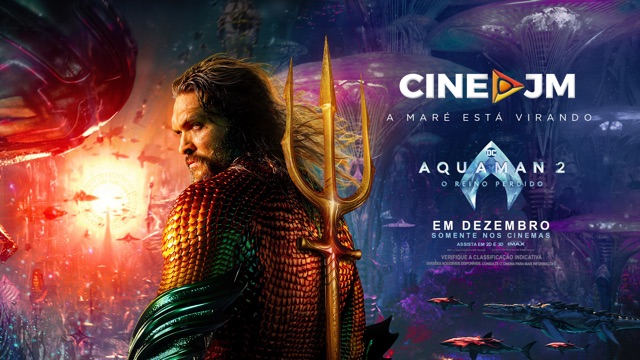 AQUAMAN 2 ESTÁ CHEGANDO NO CINE SÃO JOSÉ AQUAMAN 2 ESTÁ CHEGANDO NO CINE SÃO JOSÉ