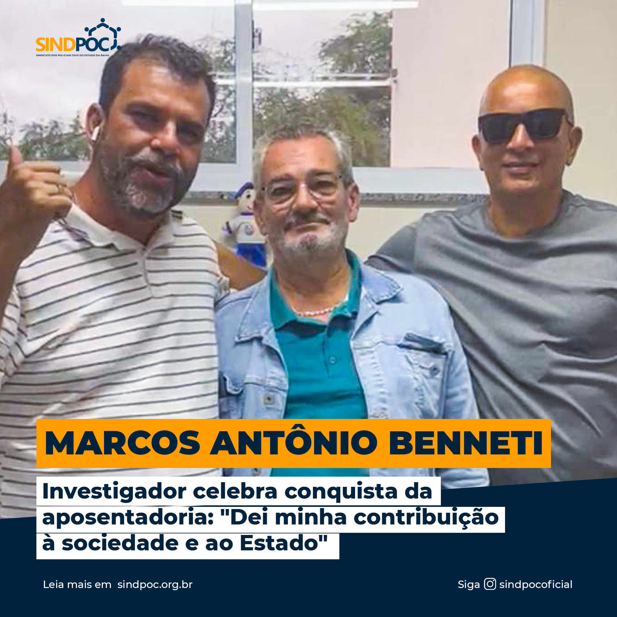 Investigador celebra conquista da aposentadoria: Dei minha contribuição à sociedade e ao Estado Investigador celebra conquista da aposentadoria: Dei minha contribuição à sociedade e ao Estado