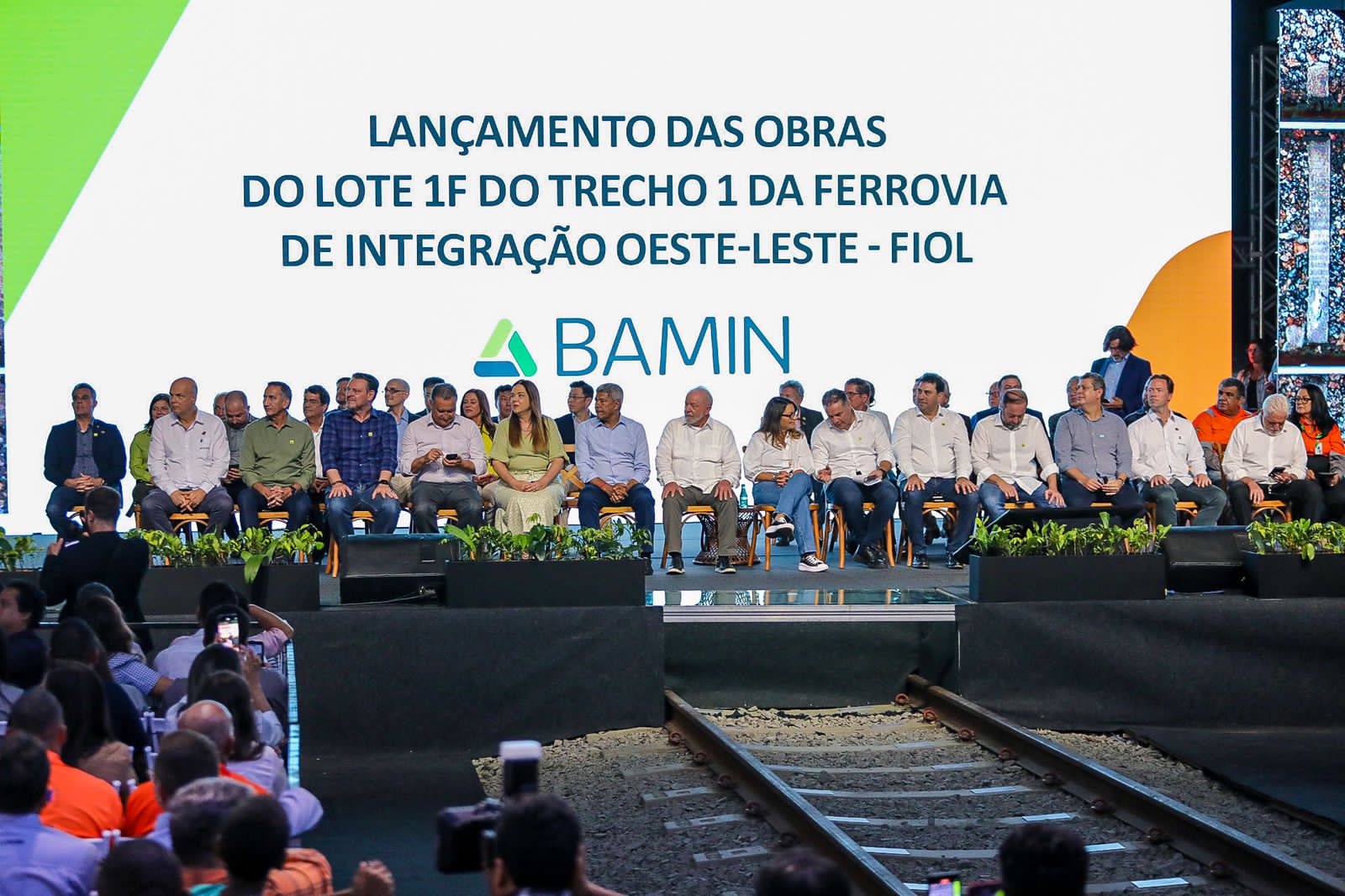 BAMIN inaugura obras da FIOL 1, corredor logístico de integração e exportação para a Bahia BAMIN inaugura obras da FIOL 1, corredor logístico de integração e exportação para a Bahia