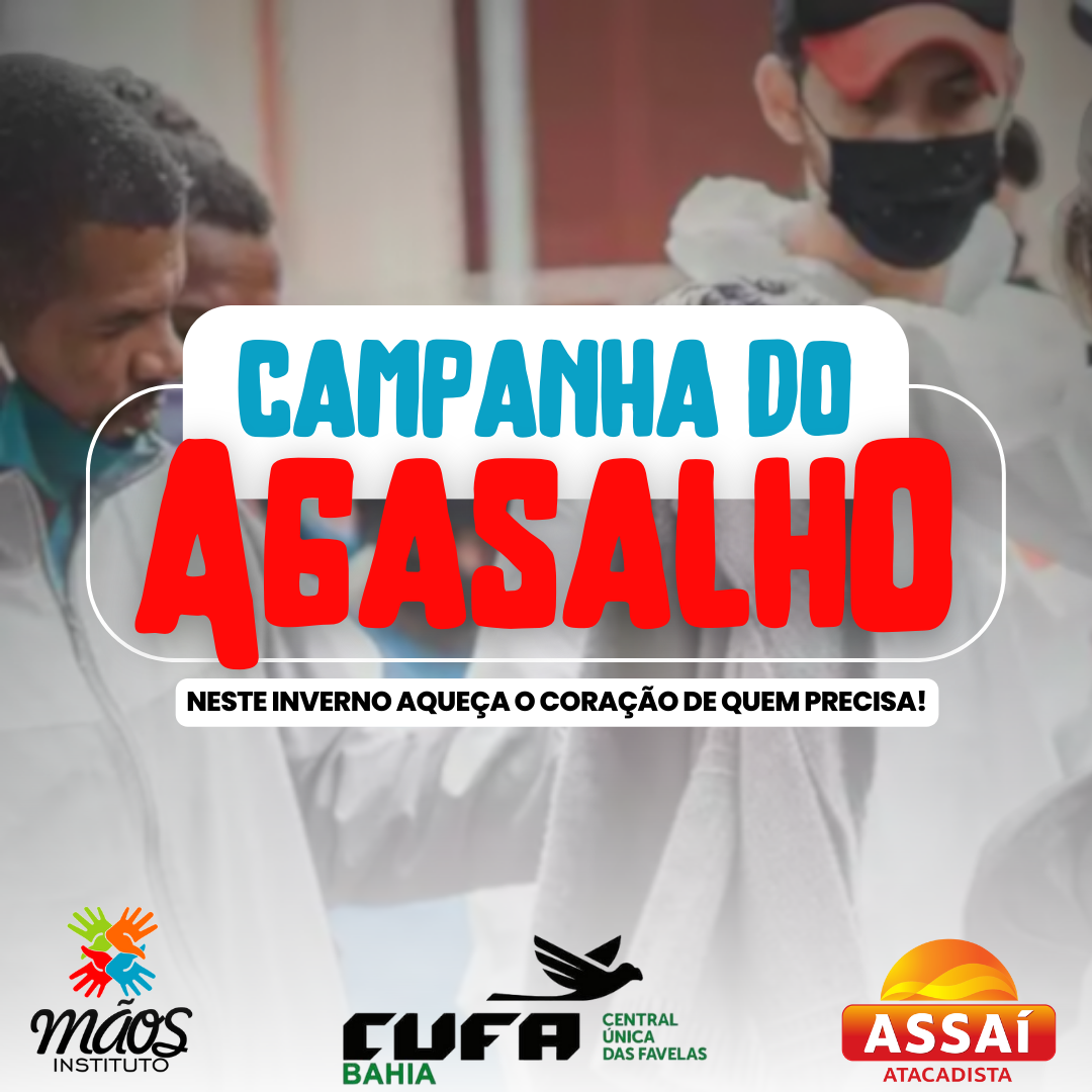 Instituto mãos e Central única das favelas distribuem agasalhos em parceria com Assaí Atacadista. Instituto mãos e Central única das favelas distribuem agasalhos em parceria com Assaí Atacadista.