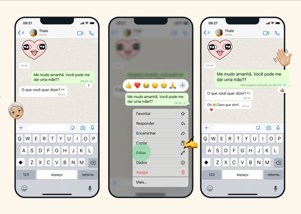 WhatsApp anuncia opção de editar mensagens; veja como fazer