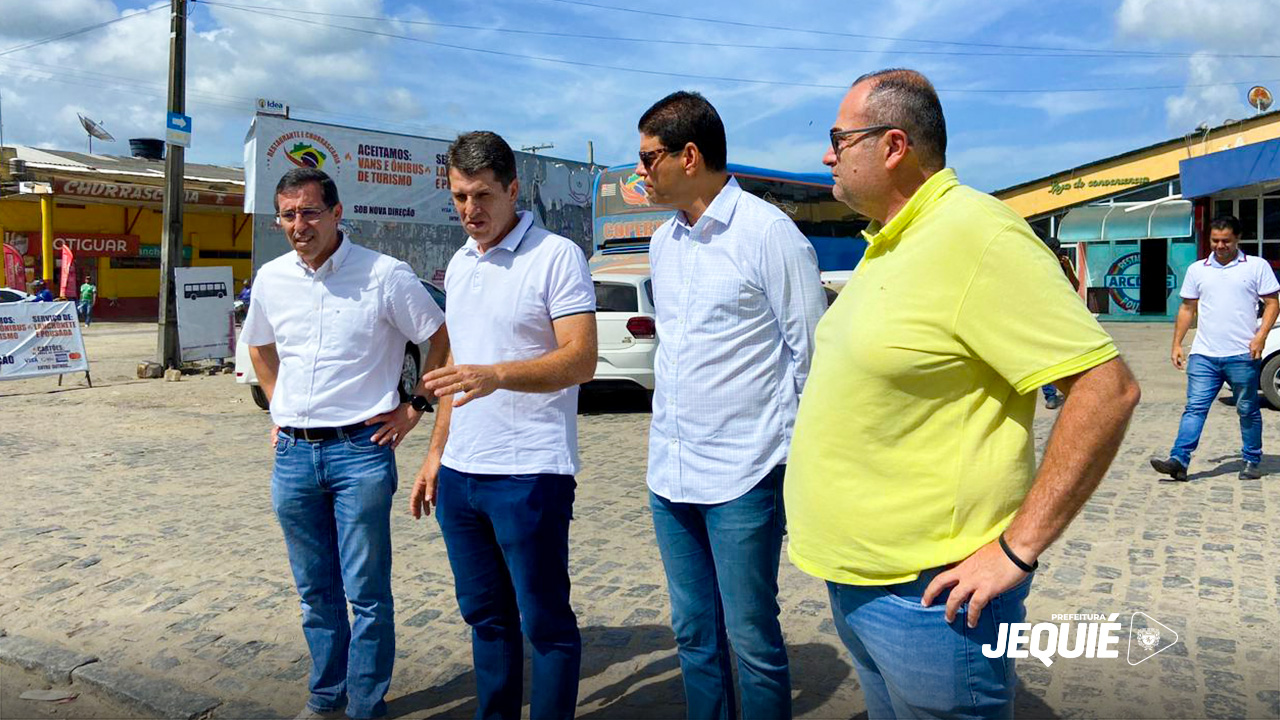 Prefeito de Jequié recebe presidente da ViaBahia para vistoria técnica da BR-116 no bairro Cidade Nova