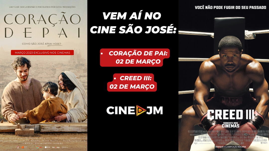 SEMANA DE LANÇAMENTOS NO CINE SÃO JOSÉ! SEMANA DE LANÇAMENTOS NO CINE SÃO JOSÉ!