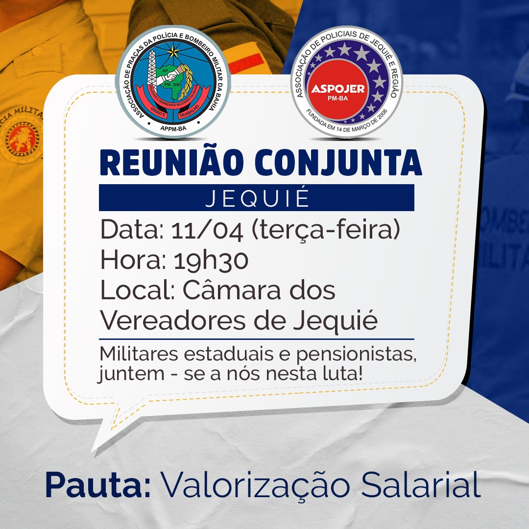 REUNIÃO CONJUNTA APPM/ ASPOJER- PAUTA VALORIZAÇÃO SALARIAL REUNIÃO CONJUNTA APPM/ ASPOJER- PAUTA VALORIZAÇÃO SALARIAL