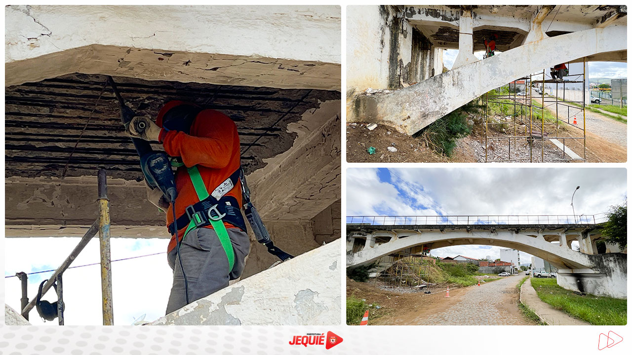 Prefeitura de Jequié inicia recuperação da histórica Ponte de Newton Prefeitura de Jequié inicia recuperação da histórica Ponte de Newton