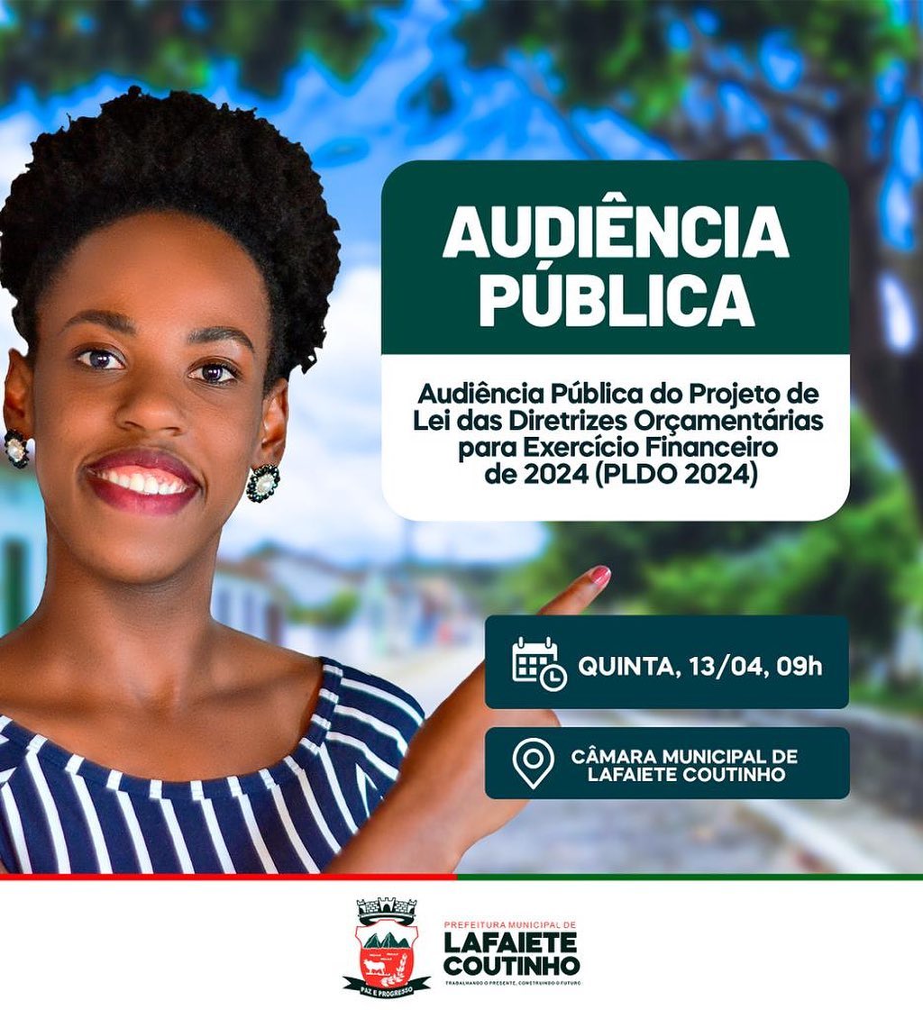 Lafaiete Coutinho: Audiência Pública para elaboração da LDO Lafaiete Coutinho: Audiência Pública para elaboração da LDO