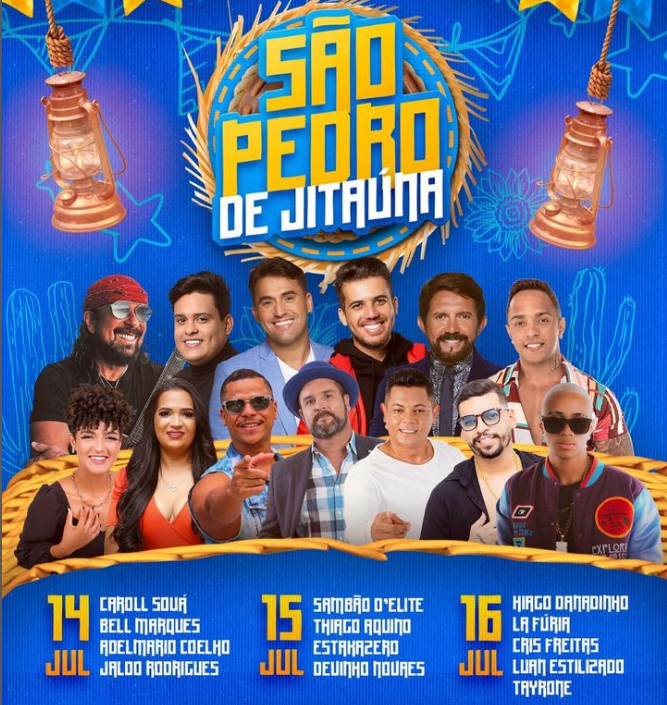 São Pedro de Jitaúna vai movimentar a região nesta final de semana São Pedro de Jitaúna vai movimentar a região nesta final de semana