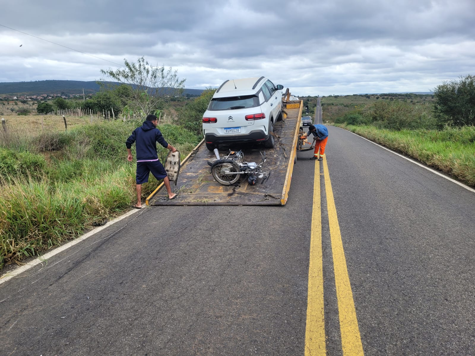 Acidente mata motociclista próximo a Nova Itarana Acidente mata motociclista próximo a Nova Itarana