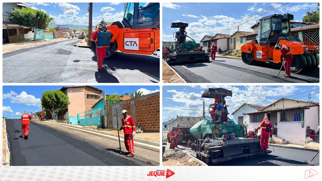 Prefeitura de Jequié avança com programa de pavimentação asfáltica nos bairros Kennedy e Cidade Nova Prefeitura de Jequié avança com programa de pavimentação asfáltica nos bairros Kennedy e Cidade Nova