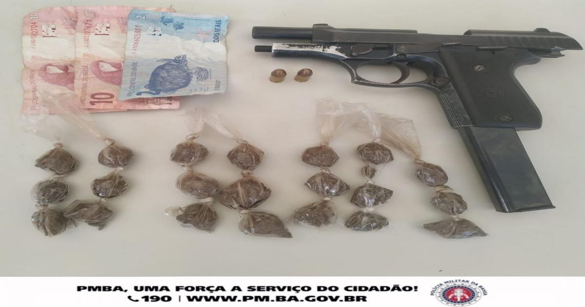 Itajuípe: bandido morreu em troca de tiros com a policiais no bairro Coração de Jesus