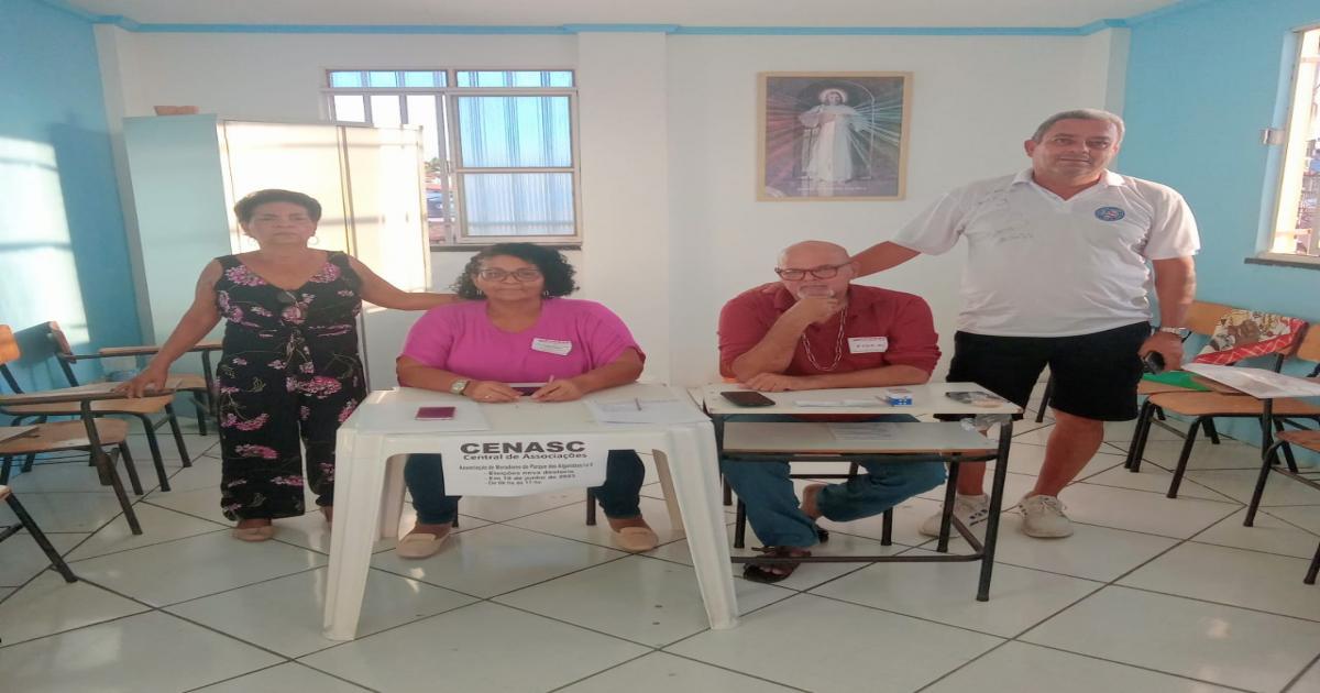 ASSOCIAÇÃO DE MORADORES DO PARQUE DAS ALGAROBAS PROMOVEU ELEIÇÃO DE SUA NOVA DIRETORIA