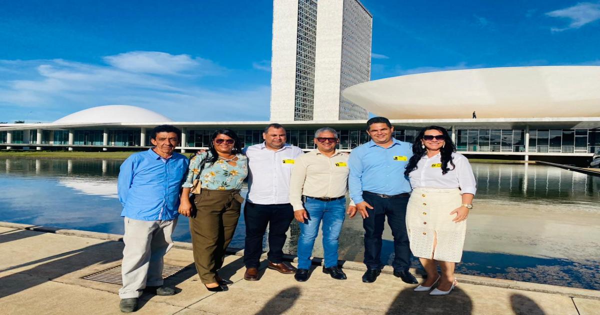 Prefeito Marcelo e vereadores de Jitaúna vão a Brasília por mais recursos para o município