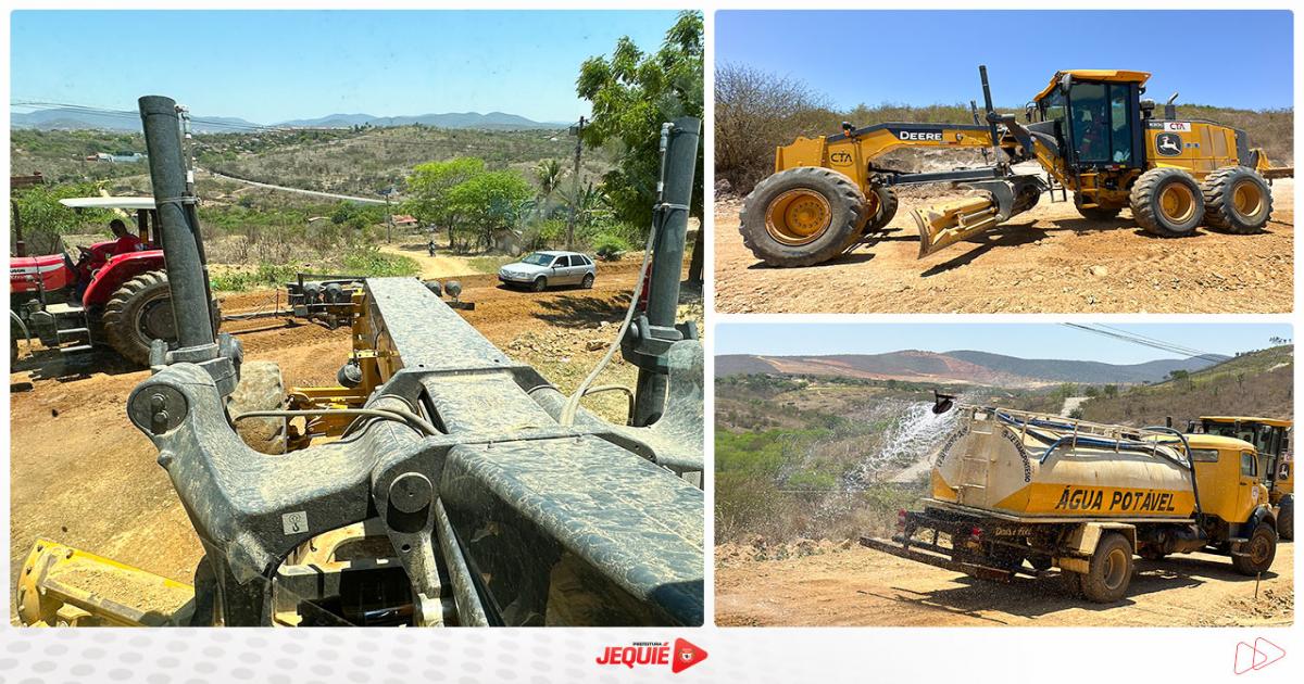 Prefeitura de Jequié inicia terraplanagem para pavimentação do Loteamento Jardim Tropical; Obra era aguardada há décadas pelos moradores