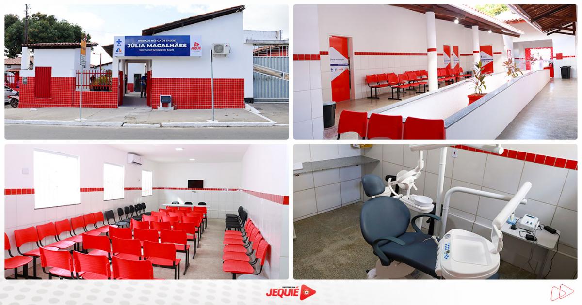 Prefeitura de Jequié entrega obras de reforma e ampliação do Centro de Saúde Júlia Magalhães, no Jequiezinho