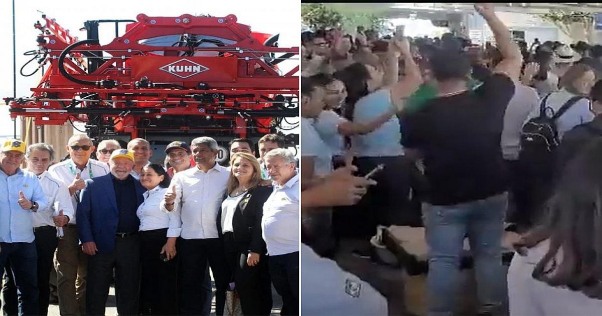 Recepção de Lula em Luís Eduardo Magalhães: ladrão, ladrão