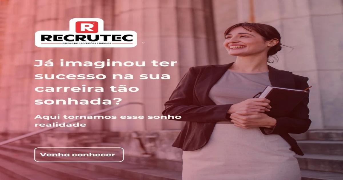 Invista em seu futuro profissional, venha para a Recrutec