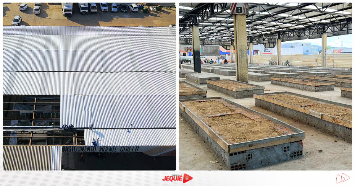 Prefeitura de Jequié avança com obras de reforma e ampliação do Centro de Abastecimento Vicente Grilo
